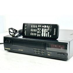 Panasonic AG-1240 4 Head Pro Line Video Cassette Recorder Vcr With Remote Cable