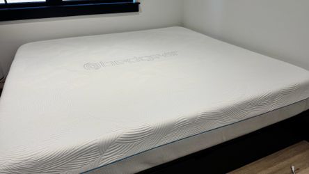 Bedgear king mattress and storage frame