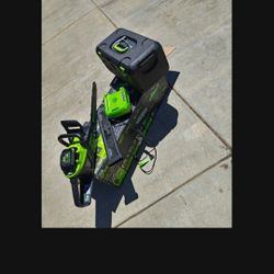 Chainsaw 18 Inch Greenworks 80v 200 Or 250 With Weedwacker Firm No Less 