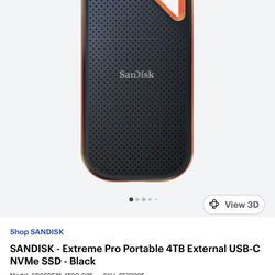 SanDisk Extreme PRO 4TB SSD