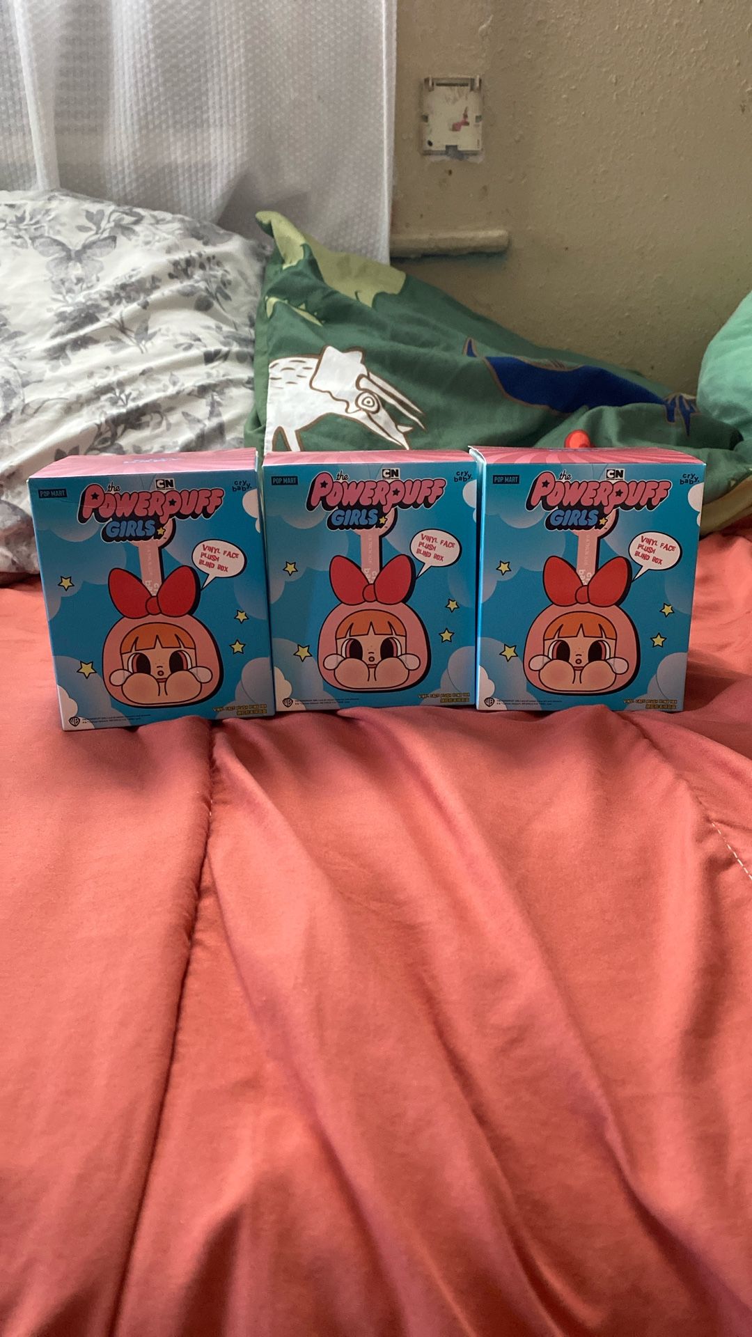 THE POWERPUFF GIRLS-VINYL FACE PLUSH BLIND BOX