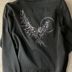 Eagle Bedazzled Jacket 