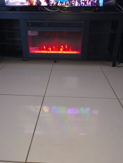 TV stand  with heater