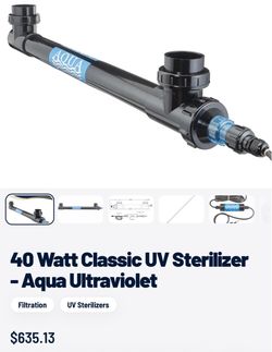 Aqua Ultraviolet 40 Watt Classic UV Sterilizer