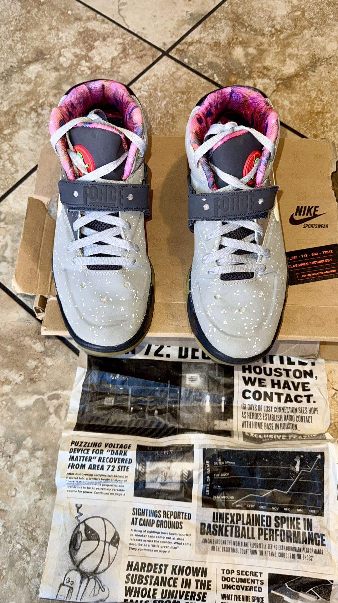 Nike Air Force Max 2013 Charles Barkley PRM QS 'Area 72