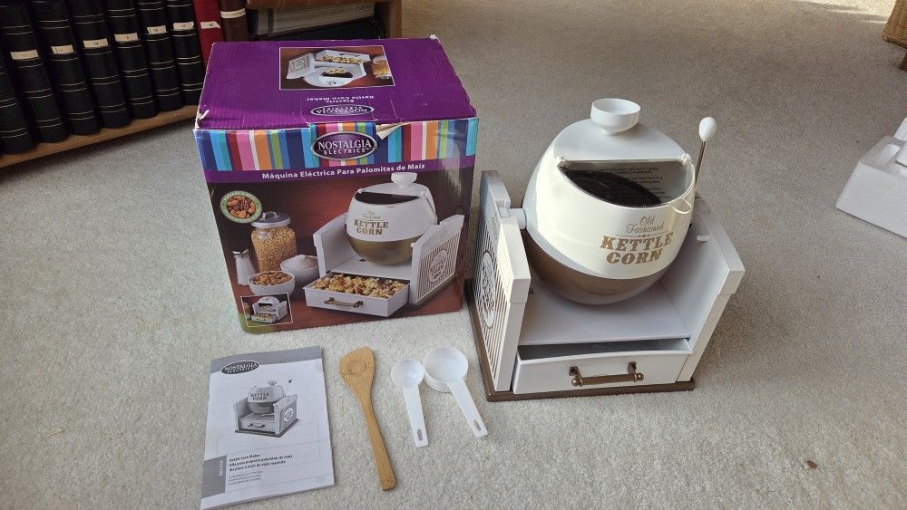 Nostalgia Electrics Stirring Popcorn Maker For Girls, Really Pops The Corn! Price OBO