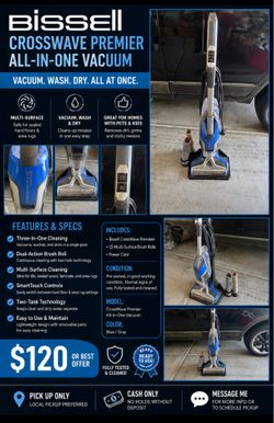 Bissell CrossWave Premier All in One