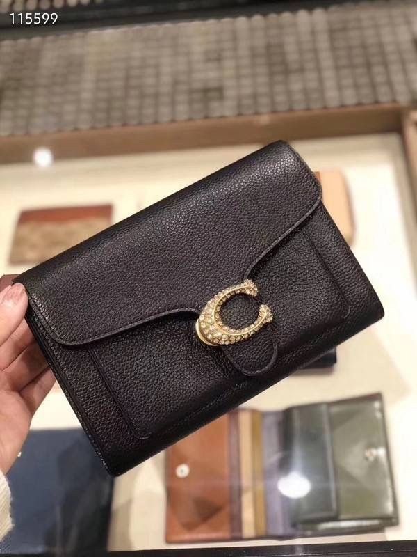 Coach Tabby Wallet Chain Crossbody Bag With Diamond C