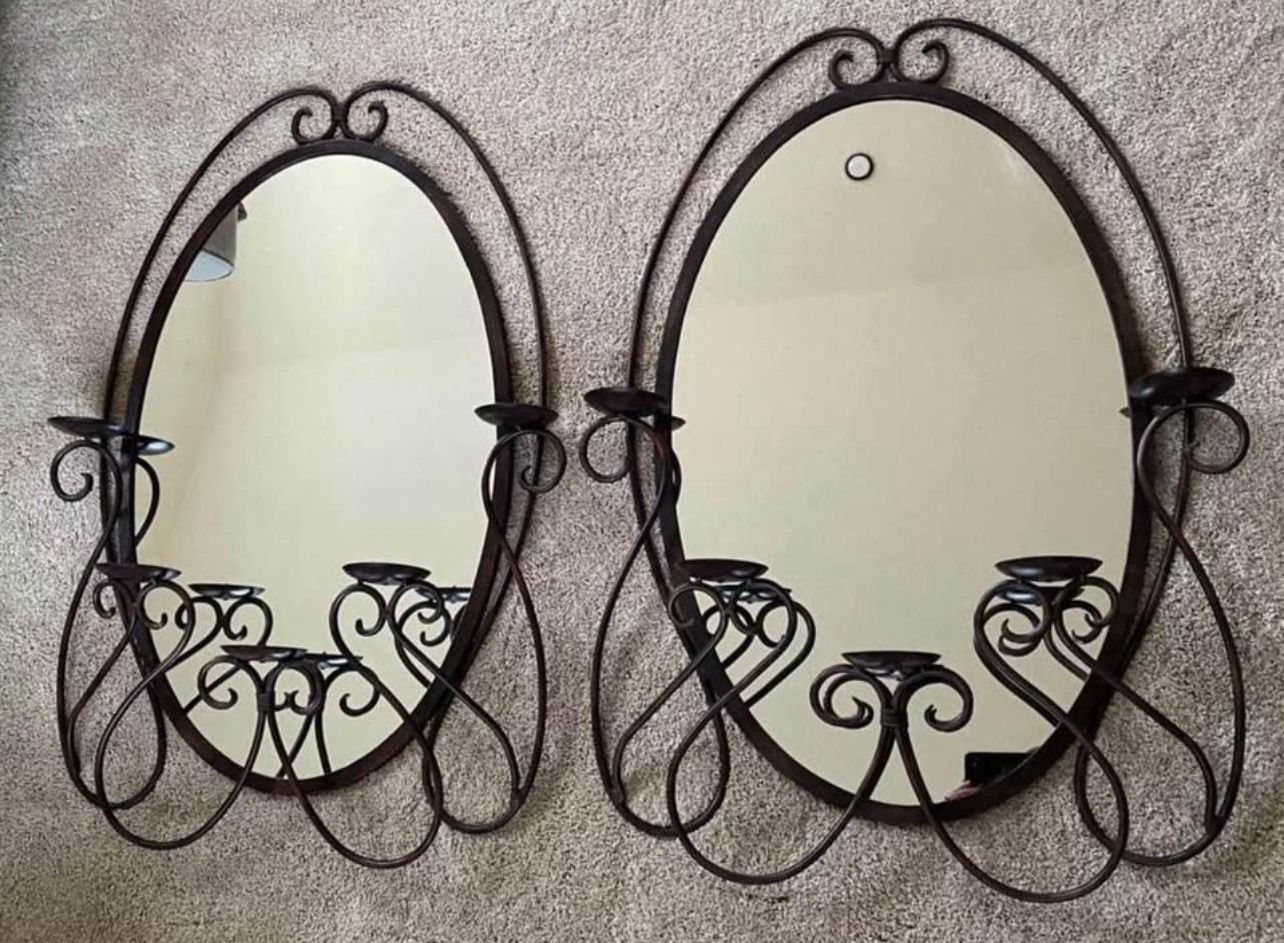 Oval Mirrors (qty 2)