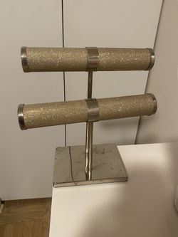 Jewelry Stand- Gold Glitter