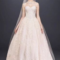 Wedding Dress David's Bridal Sz 10