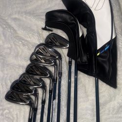 TaylorMade Sim2 Golf Set & Cart Bag (Driver, 4H & 5-PW, AW)