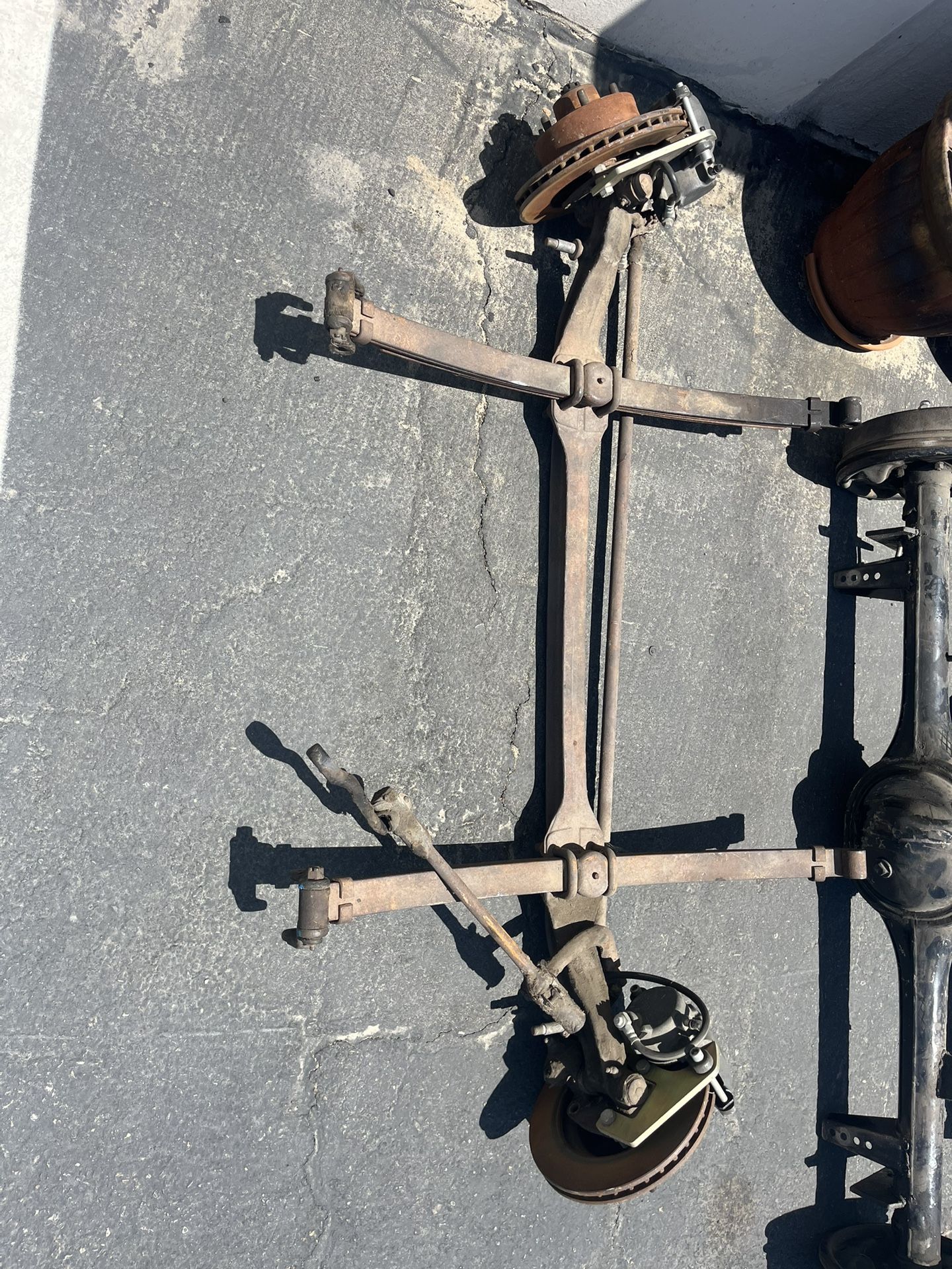 1(contact info removed) Ford F1 Front Axle With Disc Brakes