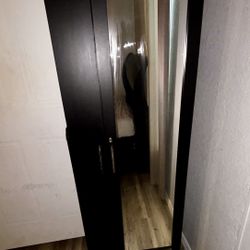 💎 Standing Jewelry Armoire w/ Full-Length Mirror 
