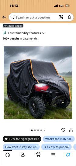 UTV cover