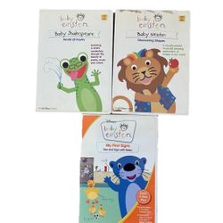 Baby Einstein Disney DVD Lot TV Show Educational Kids Set