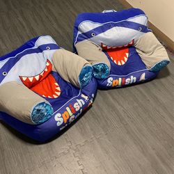 2 Kid Shark Bean Bags 