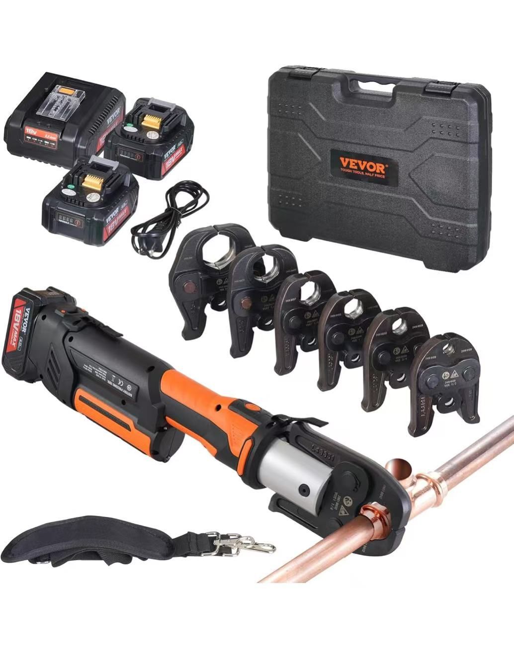 🔵 ProPress Tool, 18V Electric Pipe Crimping Tool (Kennesaw)