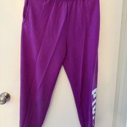 PINK Victoria’s Secret Purple Sweatpants Size XS Joggers Cozy