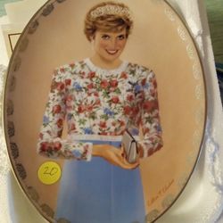 PRINCESS DIANA OVAL PLATE