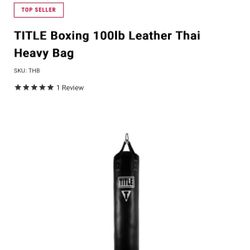 Title Heavy Muay Thai Bag