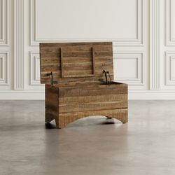 Reclamation Rustic Brown Storage Trunk