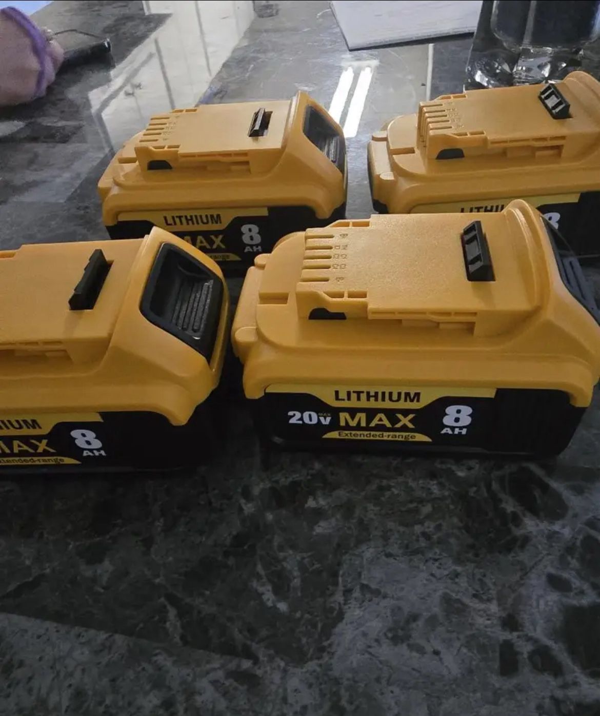 20v 8ah DeWalt Replacement Lithium Ion Batteries