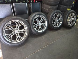 20x8.5 overdrive wheels with tires