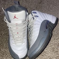 Jordan 12s “white/dark grey”