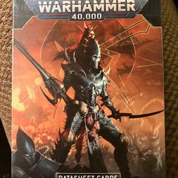 Warhammer 40,000 Datasheet Cards: Drukhari. 