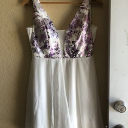 Purple Flower Dress