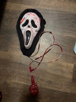 Scream bloody ghost face mask