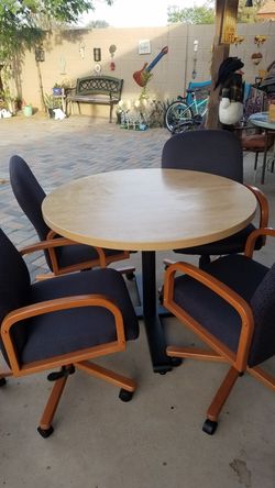 Table and 4 chairs