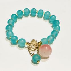 Bracelet Turquoise And Pink Jewelry Ornament Women 