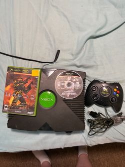 Original Xbox Console with Controller and Games