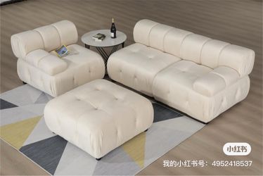 Velvet module sectional