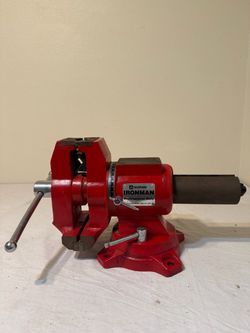 Alltrade IRONMAN Heavy Duty Rotating Bench Vise – Large 19”