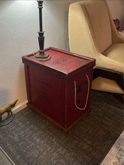 Antique Wood Shipping box