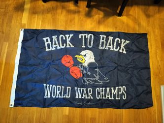 Back To Back World War Champs Flag