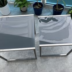 Crate & Barrel Side Tables
