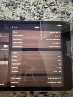 Apple ipad 8th gen