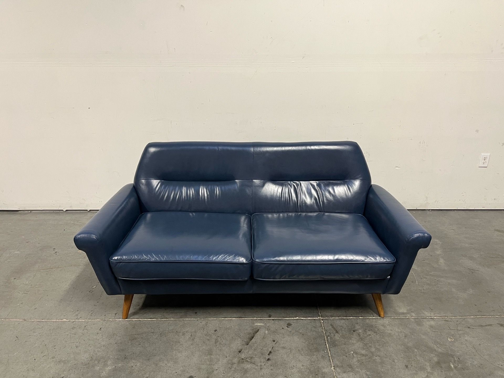West Elm, Denmark Leather Sofa