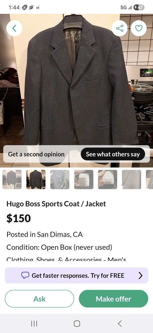 Hugo Boss Beautiful Men's Coat 
