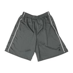 Vintage Jordan Shorts Mens XL Gray Jumpman Nike Air Basketball Baggy Satin Y2K
