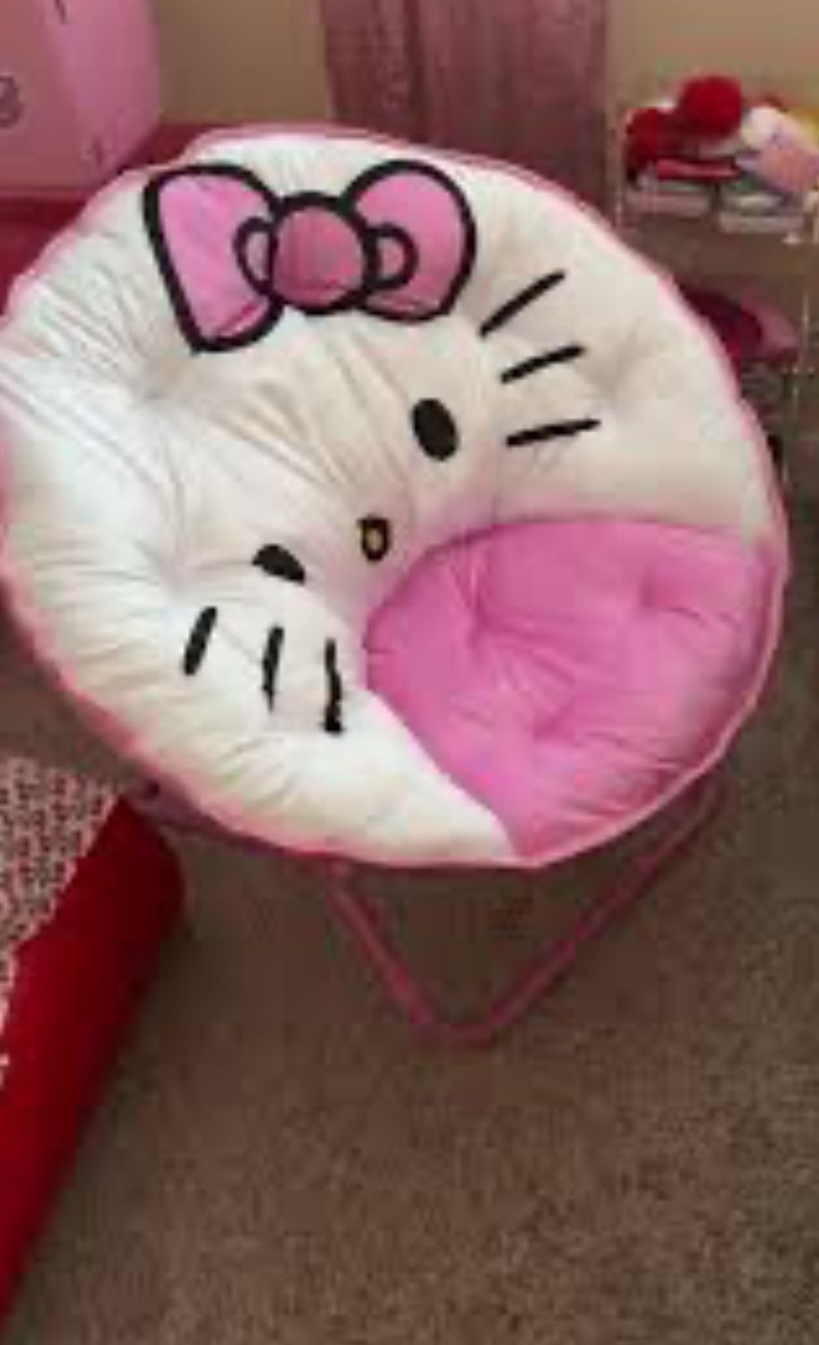 Large Size Hello Kitty Saucer Chair