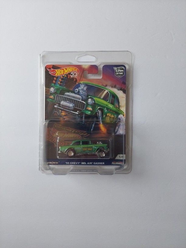 Hot Wheels Car Culture Drag Strip Demons '55 Chevy Bel Air Gasser