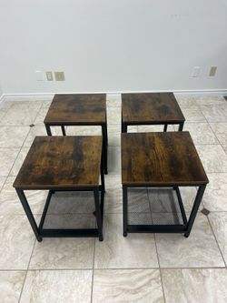 4 mini tables