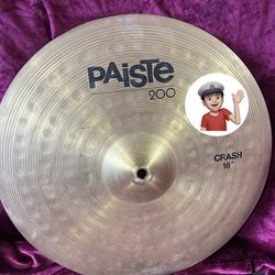 🔥 Paiste 16” Crash Cymbal Drum Set Drums