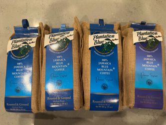 4 Packs of Authentic Jamaican Blue Mountain Coffee