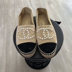 Authentic Chanel espadrilles size US 6